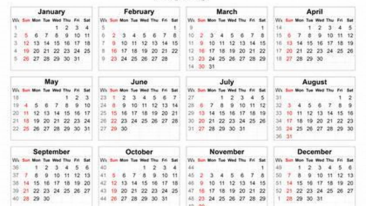2025 Calendar Showing Week Numbers In Excel