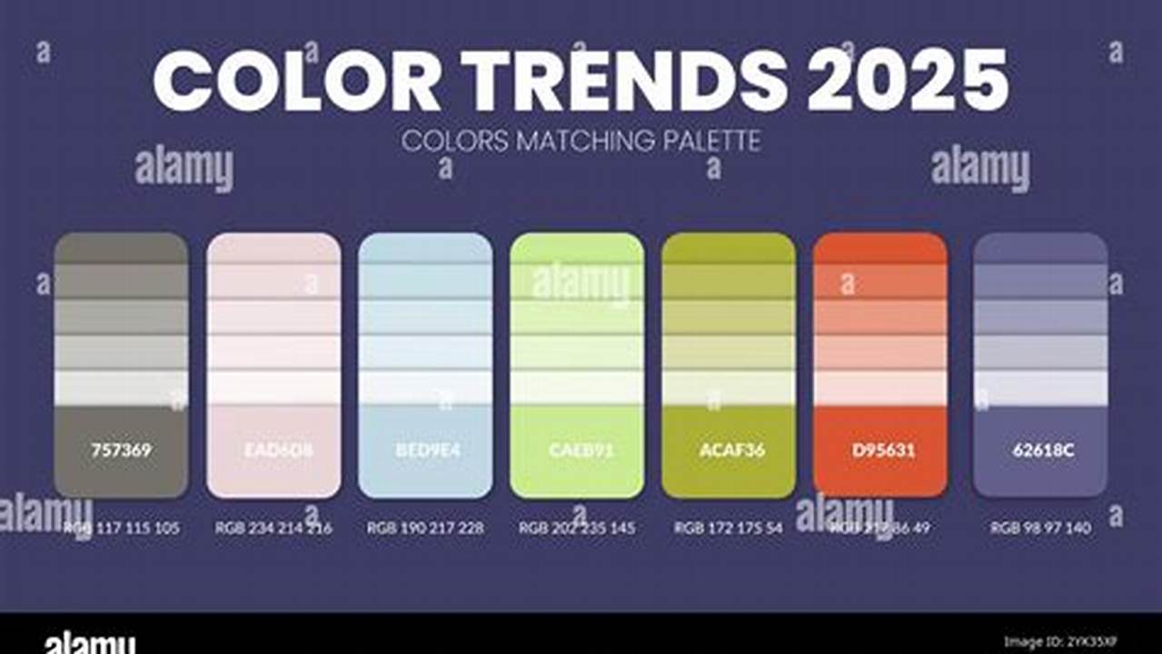 2025 Color Of The Year Hex Code Chart