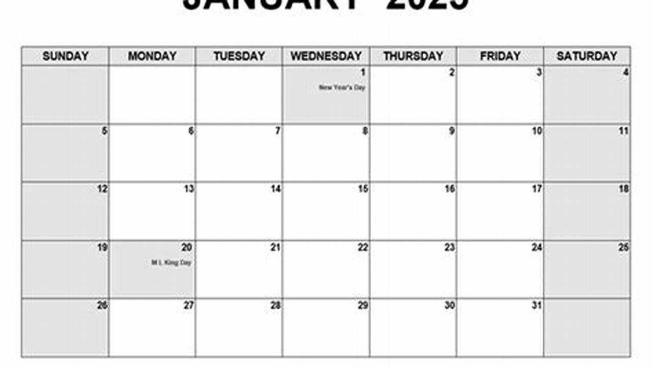 2025 Monthly Calendar Downloadable Pdf File