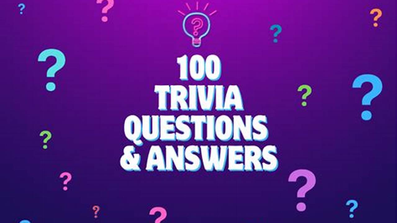 2025 Trivia With Answers