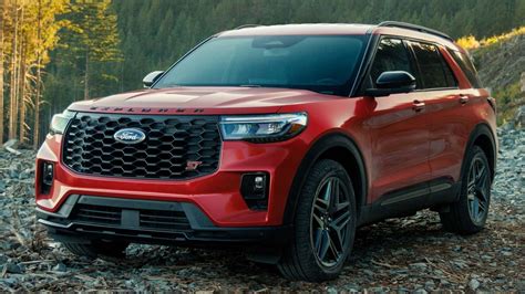 Engine of the 2025 Ford Explorer ST for sale