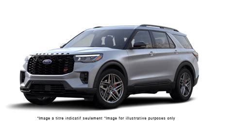 2025 Ford Explorer ST in Iconic Silver Metallic