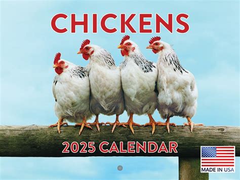 2025 Rooster Calendar