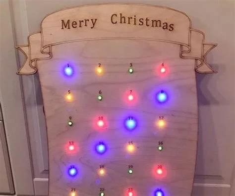 HOW TO MAKE AN ADVENT CALENDAR CLOCK DIY Christmas Counter Arduino