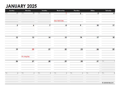 Free Printable Calendar 2025 All Calendar Templates Are Blank And