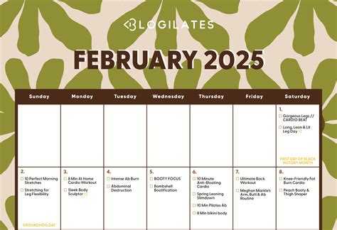 Free Printable February Calendar 2025