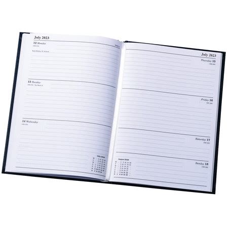 2025 Cumberland Student Diary A5 Week To View Black