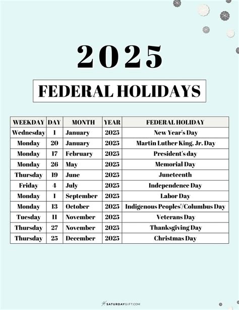 2025 Holiday Calendar Schedule 1065 Zoe Terry