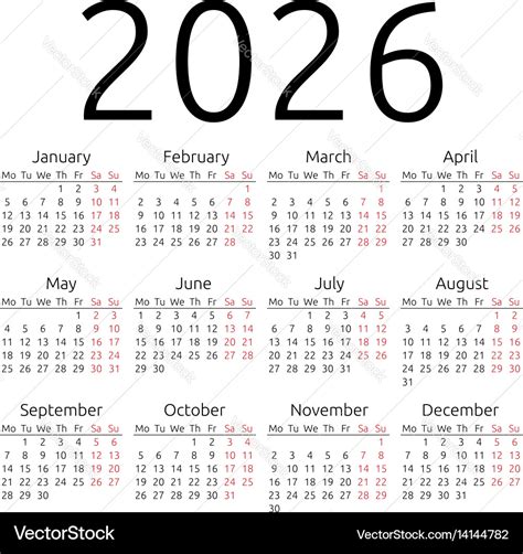 2026 Calendar Year