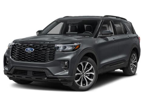 Close-up of 2026 Ford Explorer ST-Line engine bay or performance badging