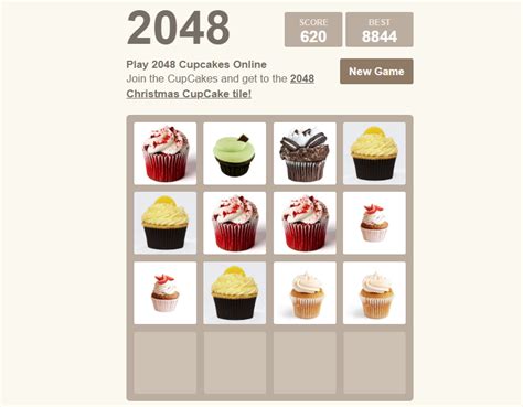 2048 Cupcakes Unblocked Game On Classroom 6X
