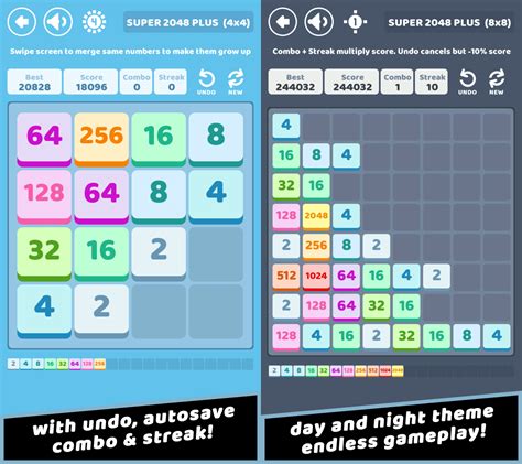 2048 free online game with undo