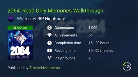 2064 Game Walkthrough