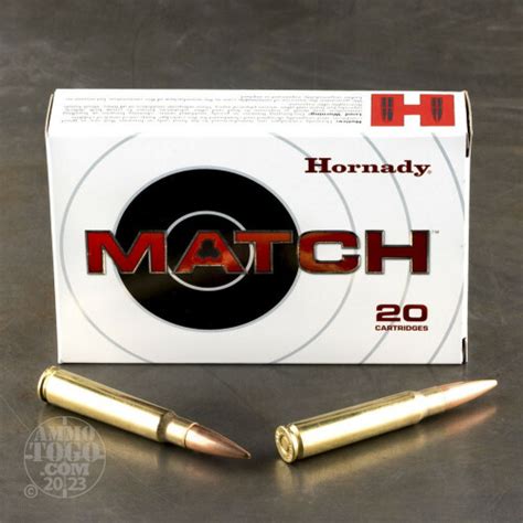 20rds 8x57 Js Hornady Match 196gr Bthp Vintage Ammo 