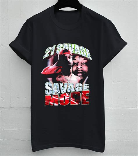 Get Savage Style with 21 Savage Graphic Tees!