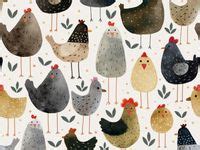 21 chickens spring
