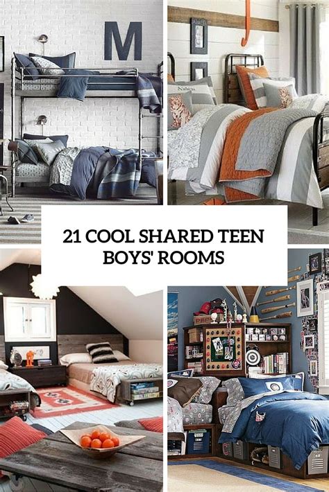 42 cool shared teen boy rooms décor ideas digsdigs