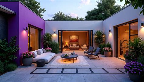 21. Create an inviting patio by introducing colors