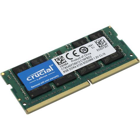Crucial 32GB (2x 16GB) 2400MHz DDR4 RAM CT2K16G4SFD824A CCL Computers