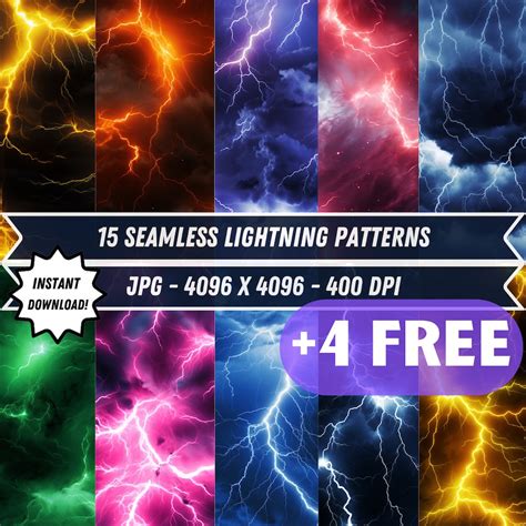 Download 216+ Simple Lightning Pattern Bundle Design Pictures Easy Edite