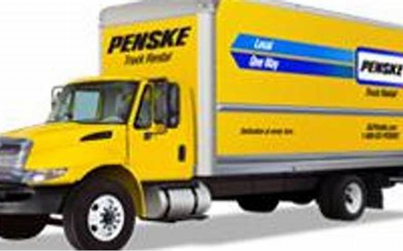 22 Ft. Penske Rental Truck