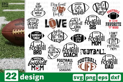 Download 22 Football Quotes Bundle DXF Files