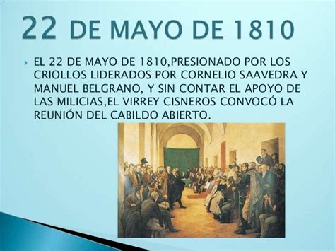 22 de mayo 1810