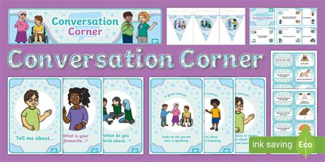 22. Create a conversation corner