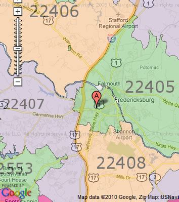 22401 Zip Code Map