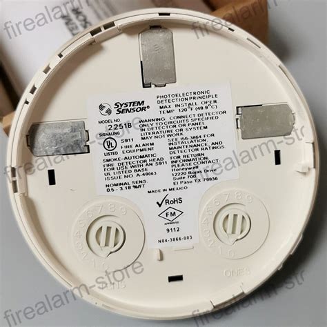 System Sensor 2251b Fire Alarm Smoke Detector (783863021015) for sale