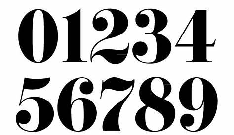 23 Font Number [] Chalk s, Number Tattoo s, Numbers