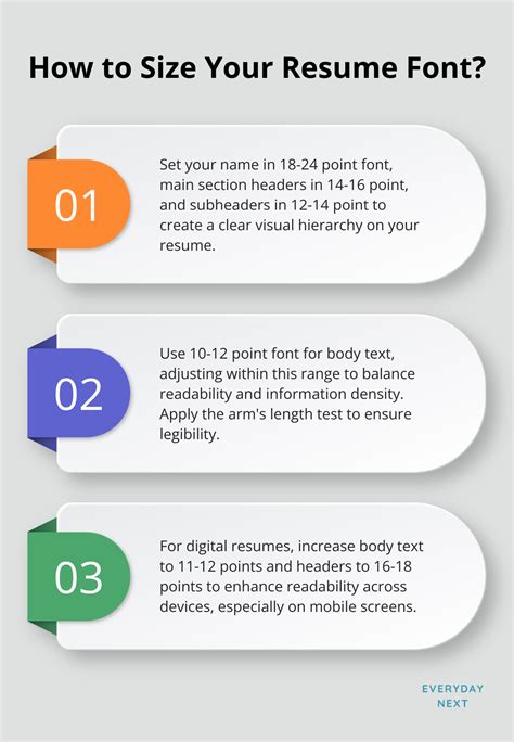 23 Resume Font Size brucerea.com