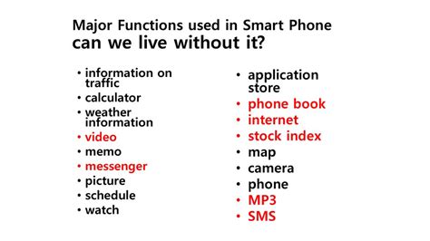 23. Mobile functions