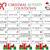 24 days of christmas calendar