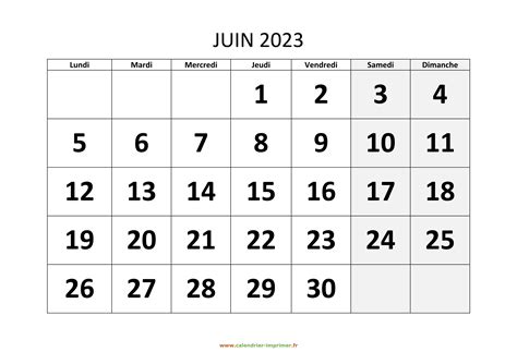24 juin 2023 calendrier