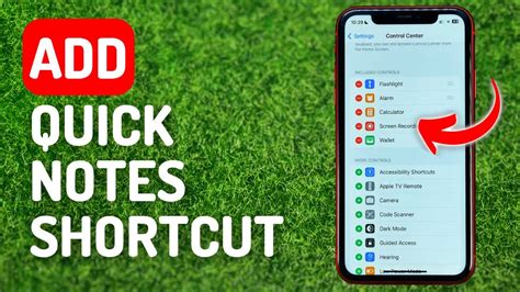 24. Add notes shortcut to Control Center