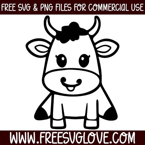 Download 242  Clipart Baby Cow Svg EPS File Commercial Use Free PSD Mockups