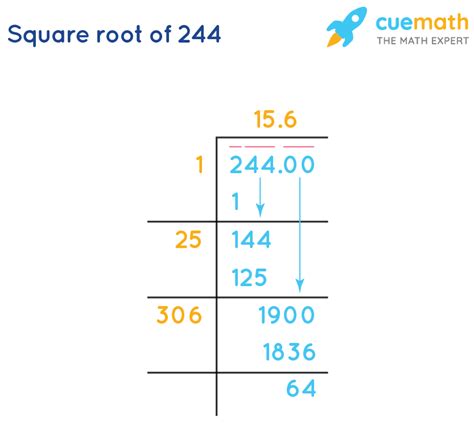 244 Square Root
