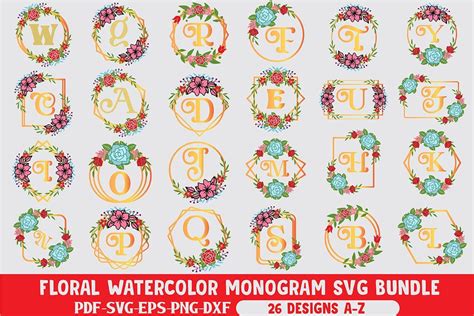 Download 247  Watercolor Bundle Pictures Cricut SVG DXF Files