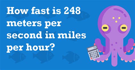 248 Meters Per Second To Miles Per Hour