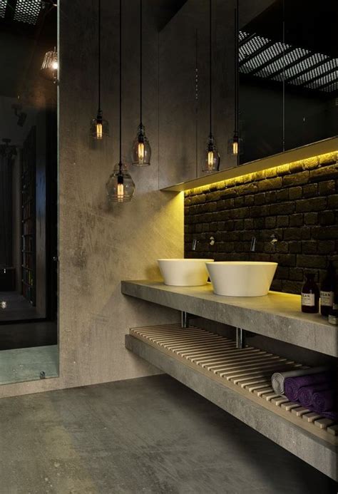 25 industrial bathroom designs with vintage or minimalist chic digsdigs