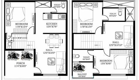 25 X 30 Duplex House Design Awesome Plans East Facing