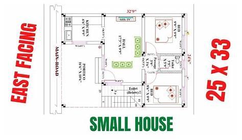House Plan for 25 Feet by 33 Feet plot (Plot Size 91