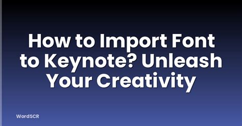 25+ Keynote Best Font Set Key