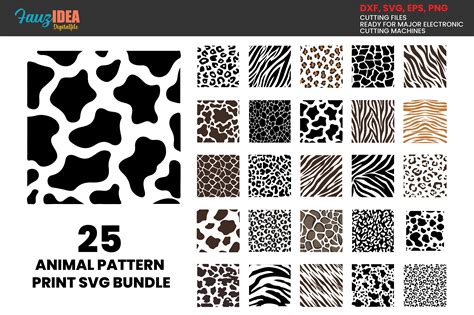 Download 25 ANIMAL PRINT SVG , Animal Skin... Cameo