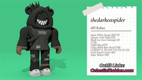 25 Dark Roblox Outfits!! 2022 [Ep.-2] - YouTube