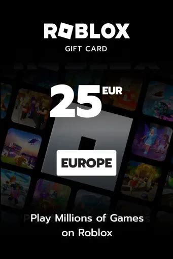 25 EUR Roblox Card - Buy Roblox Key (EU)