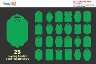 Download 25 Keyring Display Card Svg Bundle Crafts
