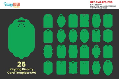 Download 25 Keyring Display Card Svg Bundle Files Free PSD Mockups