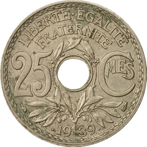 25 centimes 1939 valeur